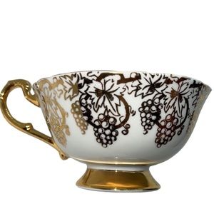 ROYAL STANDARD TEA CUP BONE CHINA ENGLAND VINTAGE GOLD & WHITE / CREAM CUP ONLY